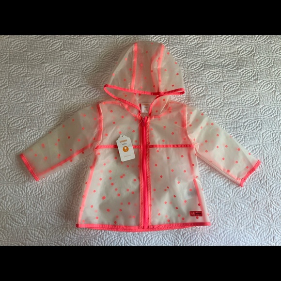 New-Gymboree Dot Raincoat - Picture 1 of 3
